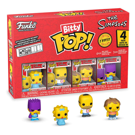 Simpsons Funko Bitty POP! Vinyl 4-Pack Series 3 with Chase