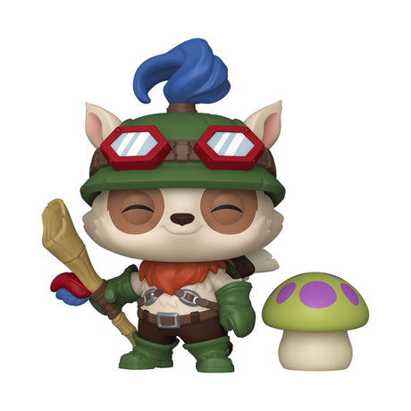 Funko POP!&Buddy Games: Teemo with Shroom Vinyl Figure - League of Legends, 9 cm