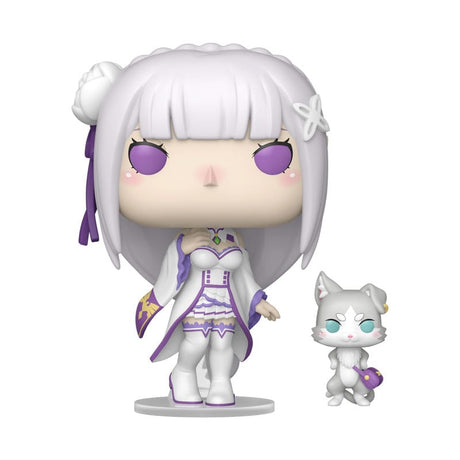 Re:Zero Emilia & Puck POP!&Buddy Animation Vinyl Figures - 9 cm