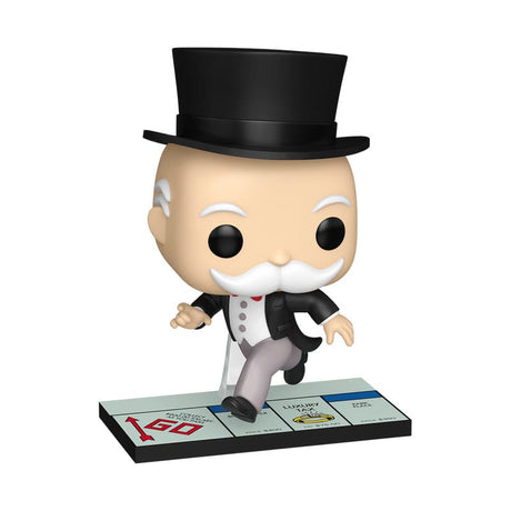Monopoly Funko POP! Retro Toys Vinyl Figure: Mr Monopoly (Pass Go) - 9 cm