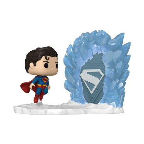 Superman (2025) Pop Moments: Superman & Fortress of Solitude Vinyl Figures
