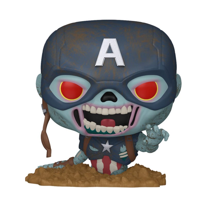 Funko POP! Marvel Zombies: Captain America Vinyl Figure