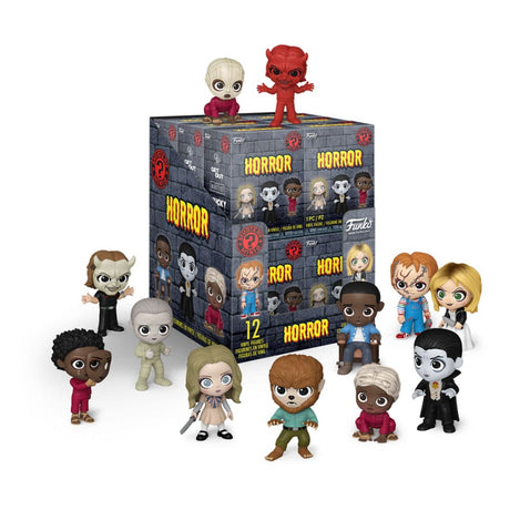 NBCU 5cm Horror Mini Figures by Funko - Display of 12
