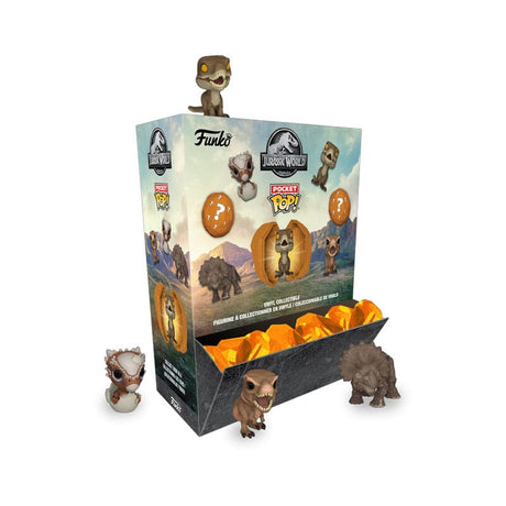 Funko's Jurassic World Amber PDQ Pocket Pop! Vinyl Figure Display (12-Pack)