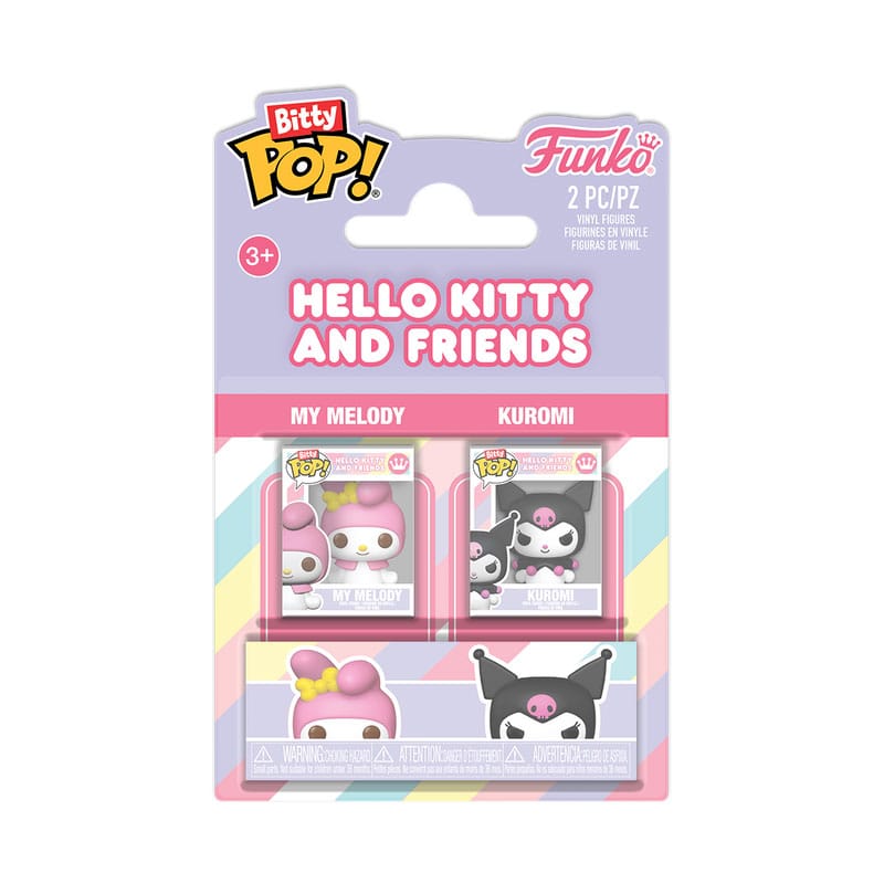 Funko Pop! Bitty Hello Kitty 2-Pack: My Melody & Kuromi