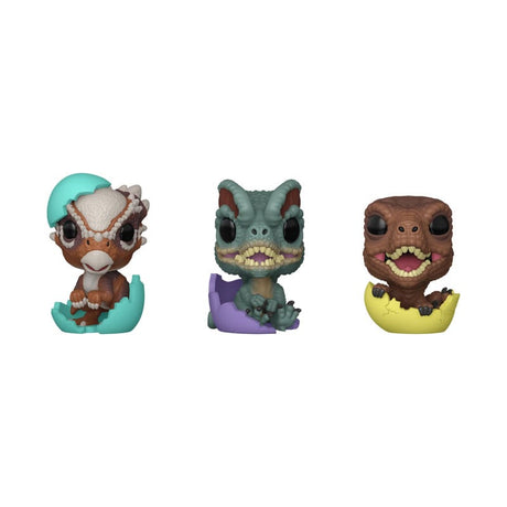 Jurassic Park Pocket POP! Vinyl Easter Egg Dinosaurs 3-Pack: 4cm