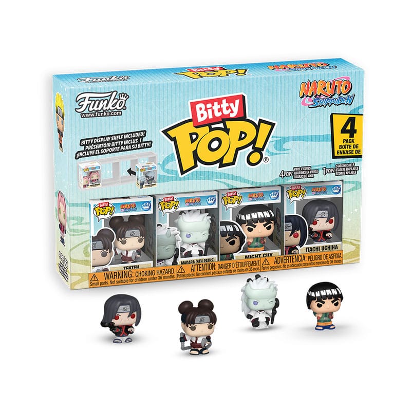 Naruto Shippuden Bitty POP! Vinyl Figure 4-Pack Battles