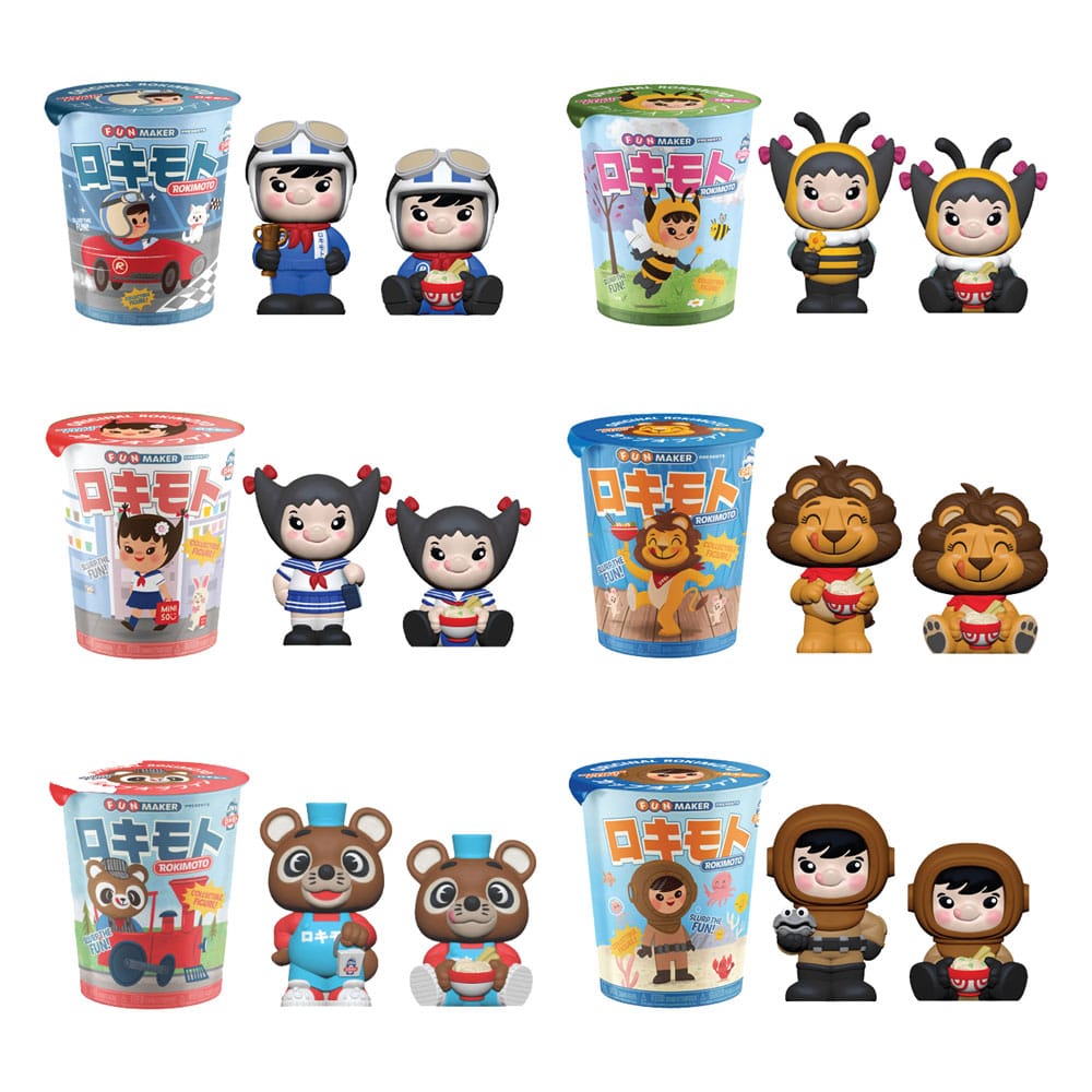 Rokimoto Wave 2 Blind Box Figures Display (12-pack, 10 cm)