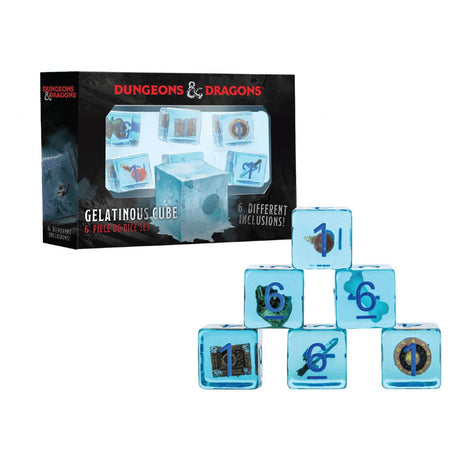 FanRoll Gelatinous Cube d6 Dice Set - Dungeons & Dragons