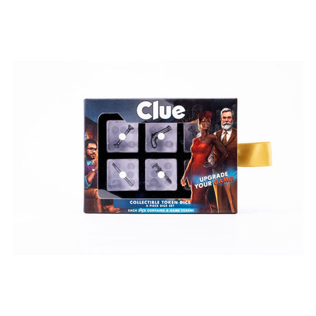 Cluedo Official Dice Set - Iconic Weapon Tokens