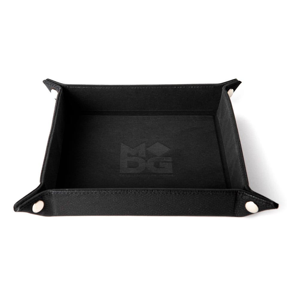 MDG Black Velvet Folding Dice Tray