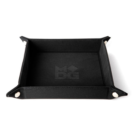 MDG Black Velvet Folding Dice Tray