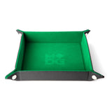 FanRoll Velvet Green Folding Dice Tray