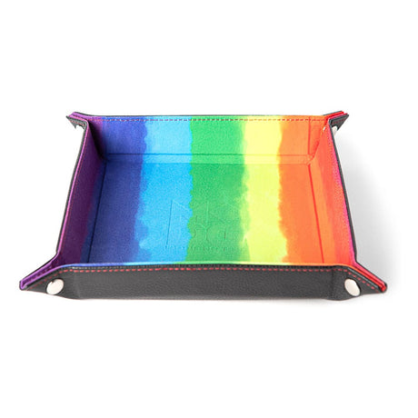 FanRoll Watercolor Rainbow Folding Dice Tray