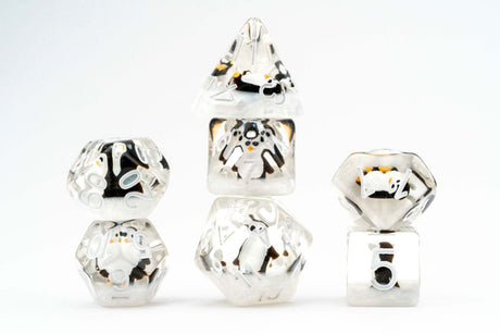 FanRoll Resin Dice Set - Penguin Theme (7-piece)