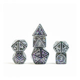 FanRoll Fade to Void Glitter Dice Set (7-piece)