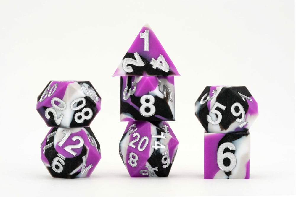 LGBTQIA+ Pride Asexual Flag Dice Set by FanRoll