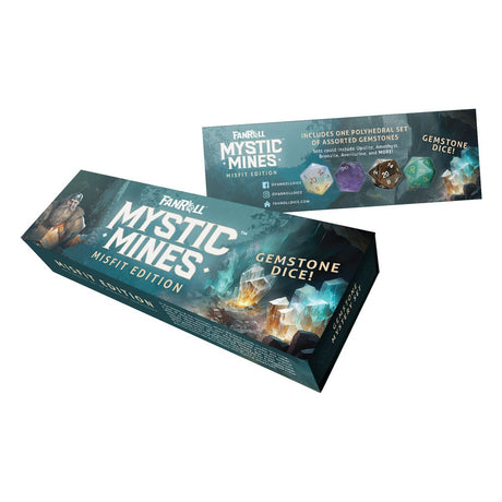 Misfit Mystic Mines Dice Set Mystery Gemstone by FanRoll