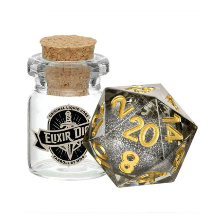 FanRoll Liquid Core d20 Dice - Vanishing Oil Elixir (1)