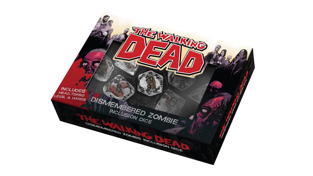 The Walking Dead Dismembered Zombie Dice Set