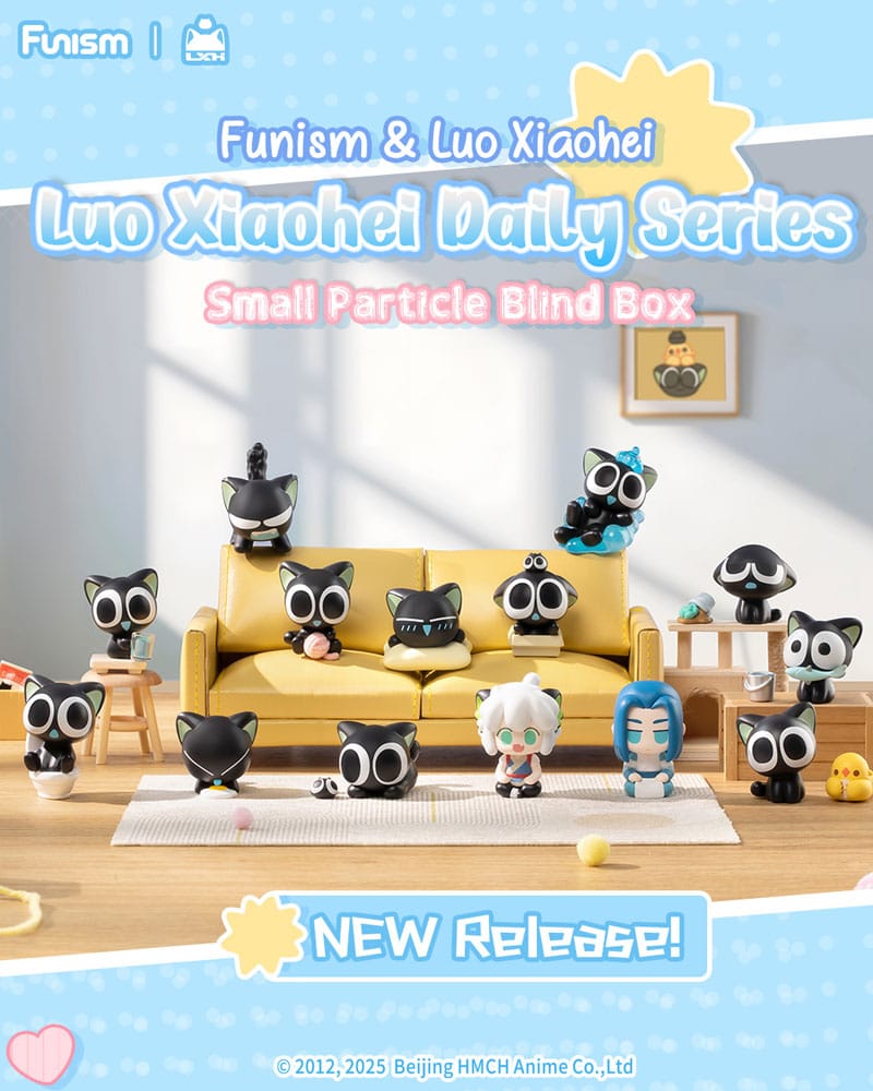 Luo Xiaohei Q-face Mini Figures Display Series 1 (4 Pack)
