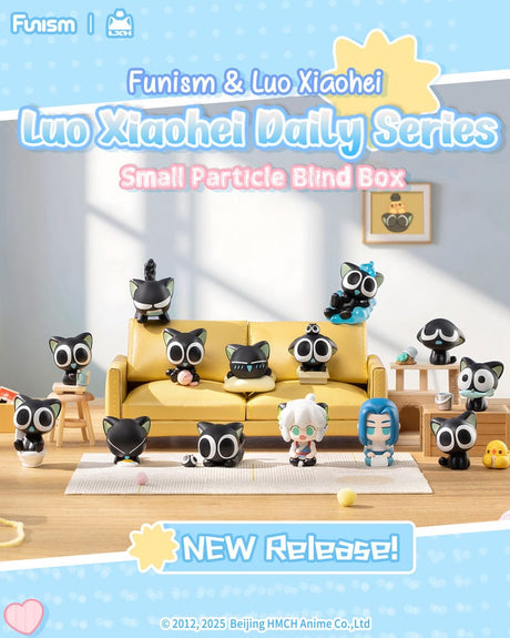 Luo Xiaohei Q-face Mini Figures Display Series 1 (4 Pack)