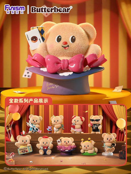 Butterbear Funism Mini-Figures 7cm Display Set of 8