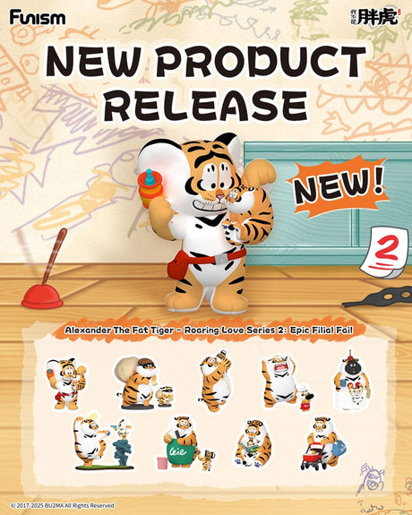 Alexander The Fat Tiger Roaring Love Series 2 Mini Figures