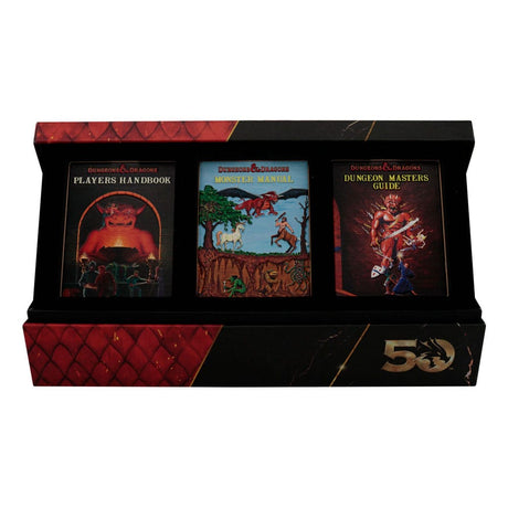 50th Anniversary Dungeons & Dragons 1st Edition Book Cover Ingot Set