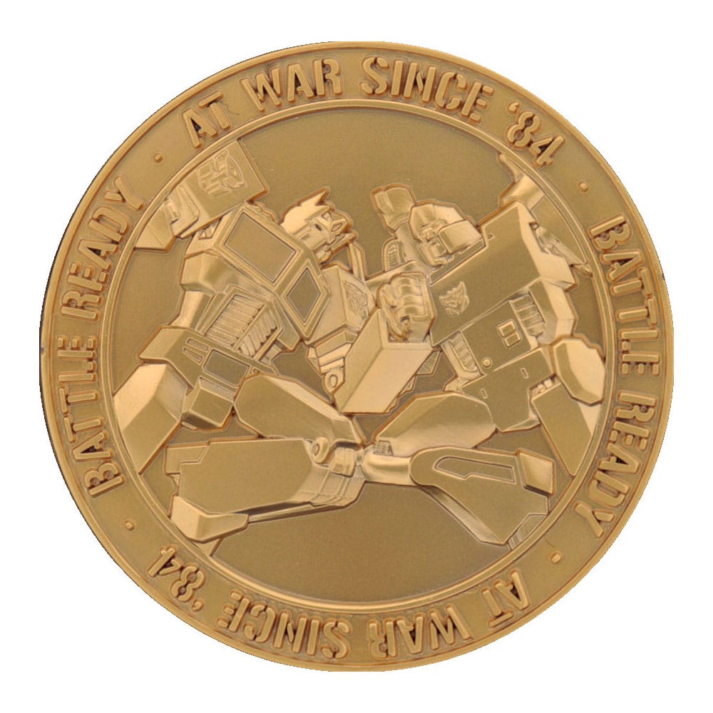 Transformers 40th Anniversary 24k Gold Plated Coin