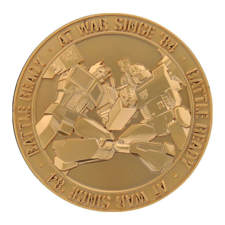 Transformers 40th Anniversary 24k Gold Plated Coin