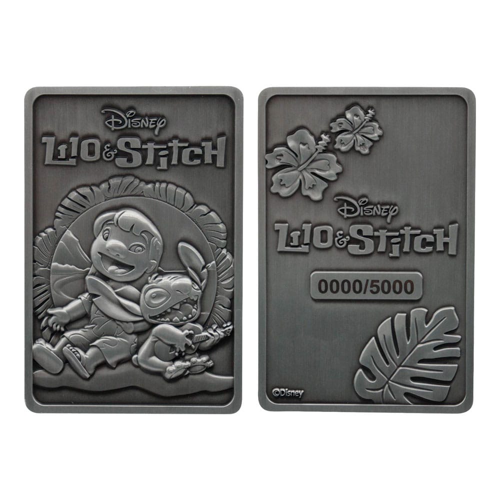 Lilo & Stitch Limited Edition Embossed Metal Ingot