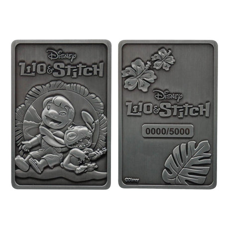 Lilo & Stitch Limited Edition Embossed Metal Ingot