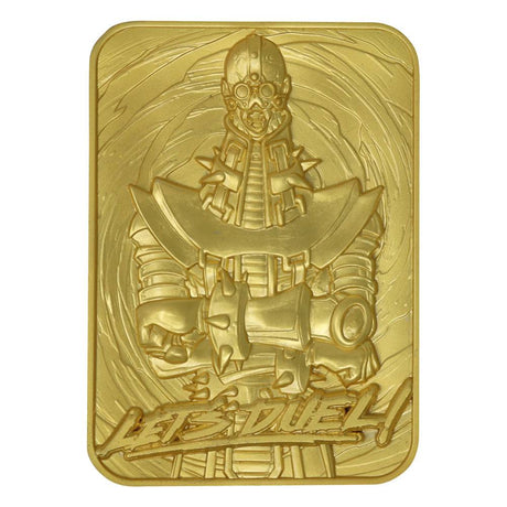 Yu-Gi-Oh! Fanattik Limited Edition Gold Plated Ingot Jinzo Card
