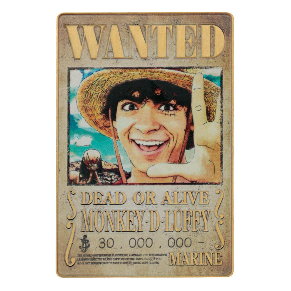 One Piece Limited Edition Ingot: Luffy Wanted Poster