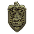 Five Nights at Freddy's Antique Brass Security Badge (FaNaTtik Replica 1/1)