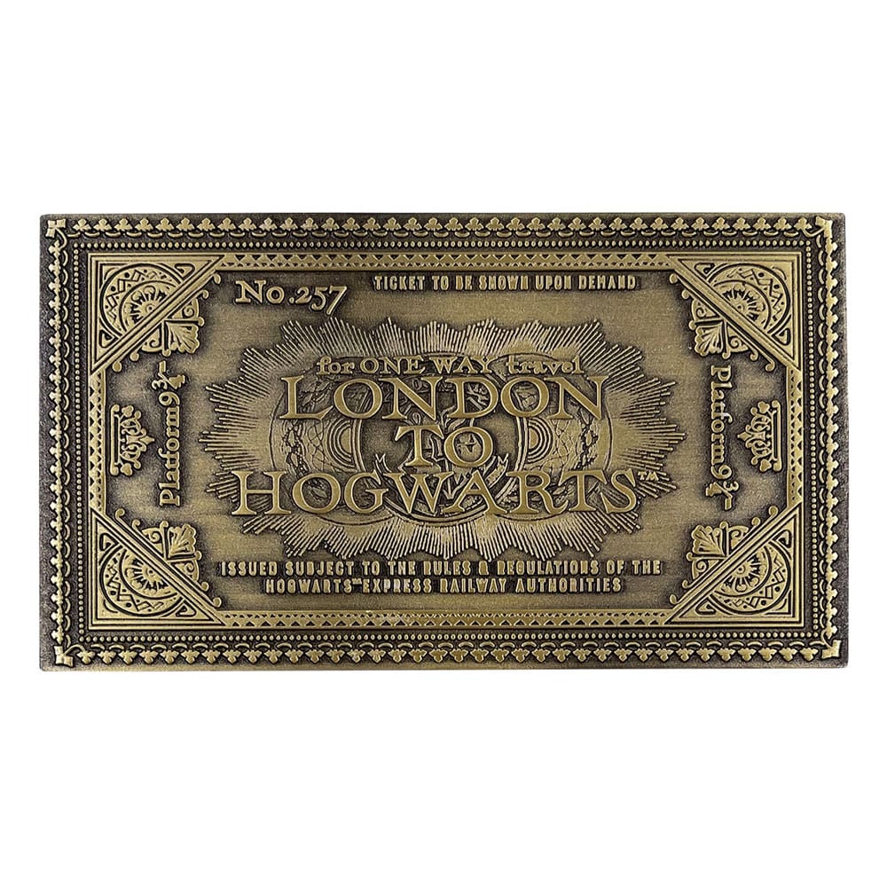 Harry Potter Limited Edition Hogwarts Train Ticket Replica