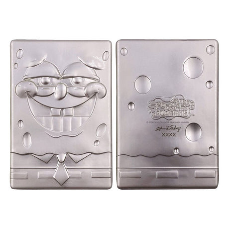 SpongeBob 25th Anniversary Limited Edition Ingot - Sliver Plated