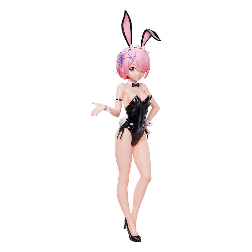 Re:ZERO 1/4 Scale PVC Statue - Ram: Bare Leg Bunny 2nd Ver.