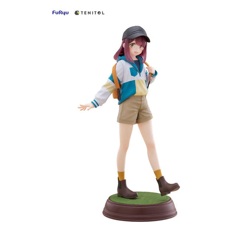 Furyu Laid-Back Camp Tenitol Statue - Ayano Toki, 23cm