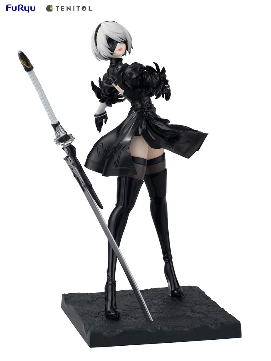 NieR:Automata 2B Ver1.1a Tenitol PVC Statue (22 cm)