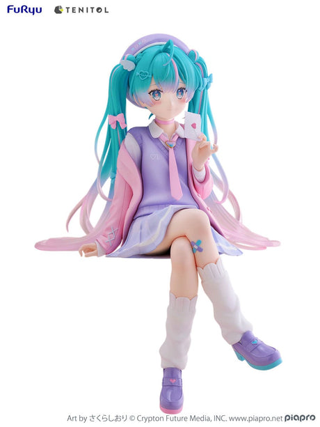 Hatsune Miku Tenitol Noodle Stopper PVC Statue - Love Blazer
