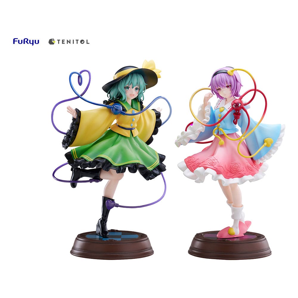 Touhou Project Tenitol 22cm PVC Statue: Koishi & Satori Komeiji
