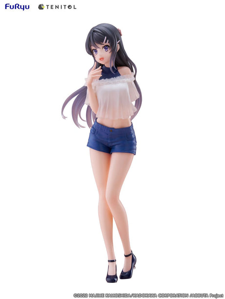 Rascal Does Not Dream of Bunny Girl Senpai: Mai Sakurajima Tenitol PVC Statue, 31 cm