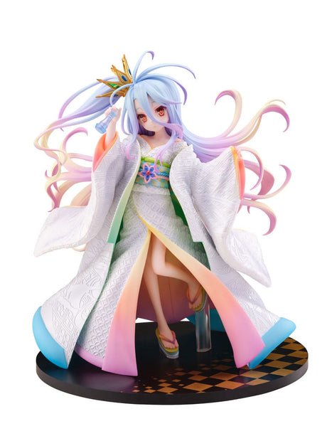 No Game No Life Shiro -Shiromuku- 23cm PVC Statue