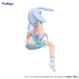 Hatsune Miku (Rabbit Ear Hood Pyjama Blue) Noodle Stopper 14 cm PVC Statue