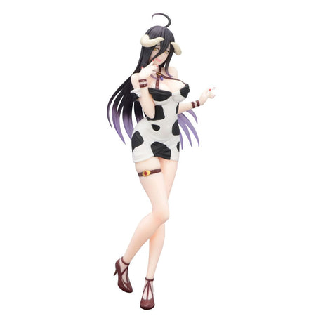 Overlord Trio-Try-iT Albedo PVC Statue, Mini Dress Cow Pattern, 21 cm