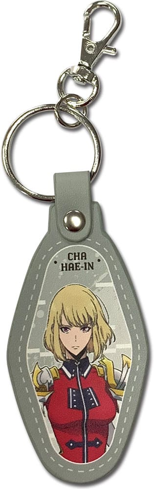 Solo Leveling Cha Hae-In Leather Keyring - Official Merchandise
