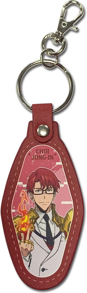 Solo Leveling Official Licensed Leather Keyring - Choi Jong-In