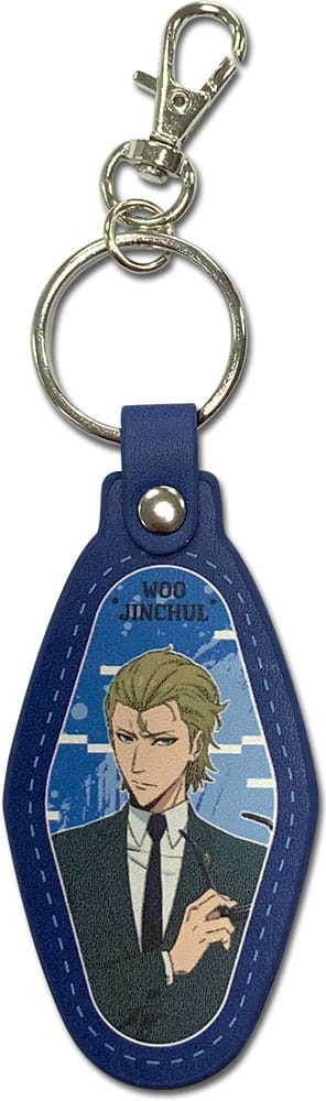 Woo Jinchul Solo Leveling Official Leather Keyring
